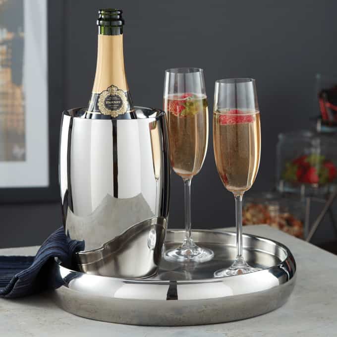 Stainless Steel Champagne Bucket Pail Ice Cooler Wine