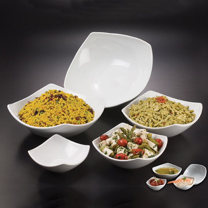 Ceramic & Porcelain Squound Ceramic Bowls & Sauce Cups | American